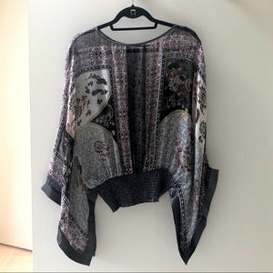 Sheer blouse Size small